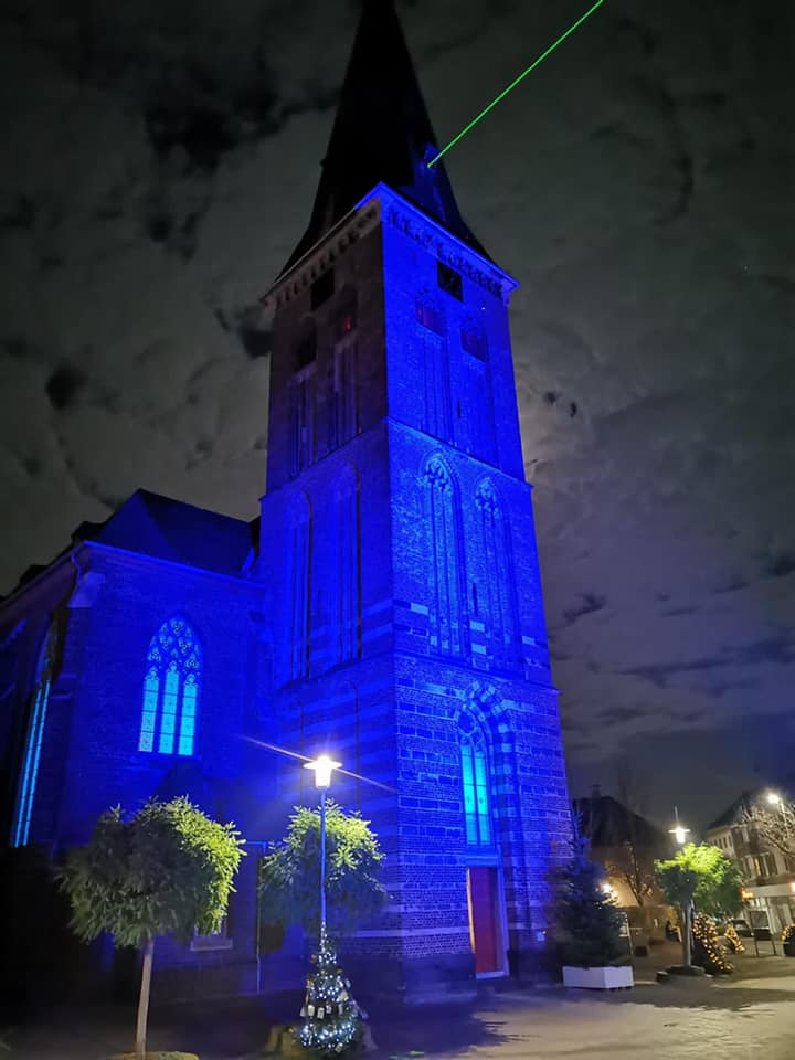 Kirche beleuchtet
